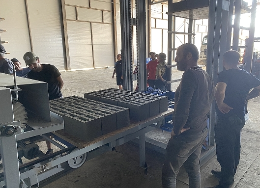 UNIK Launches Fully Automatic Concrete Block Making Machine Line in Russia’s Far East