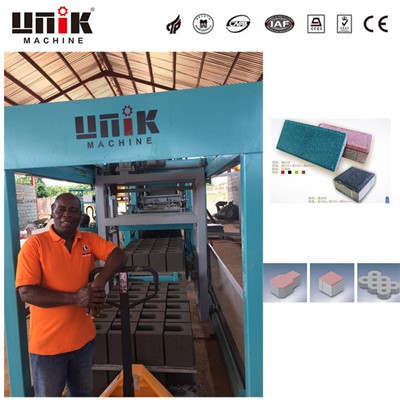 Concrete brick production equipment