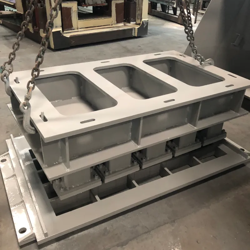 Heavy‑duty concrete block production mould for brick making machine