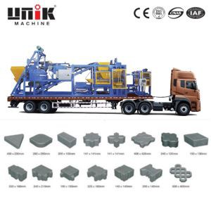 Movable Concrete Block Making Machine